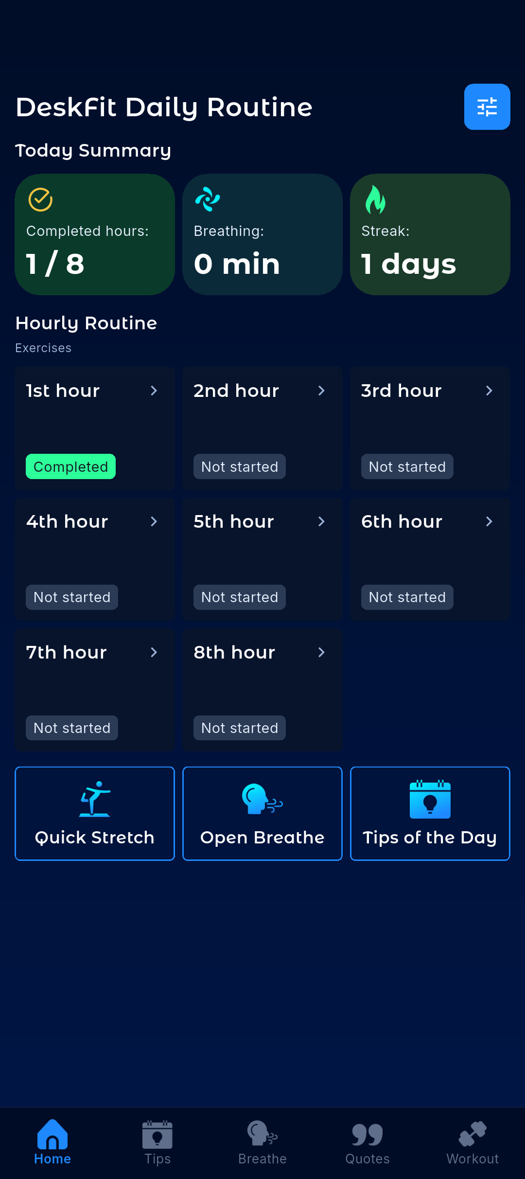 DeskFit Screenshot 5